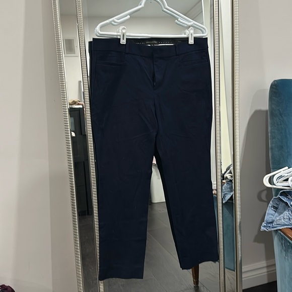 Banana Republic Sloan Navy Dress Pants Womens Size 12 Office Work - Picture 1 of 4